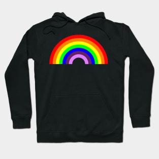 Rainbow Print Hoodie